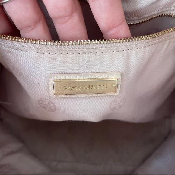 Tory Burch Light Nude Pink Bucket Bag Crossbody Purse - Picture 7 of 16
